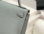 HM KELLY MINI 20 MEDIUM GREY EPSOM GOLD HARDWARE - Image 5