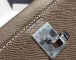 HM KELLY MINI 20 ETOUPE EPSOM SILVER HARDWARE - Image 6