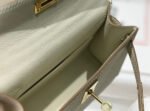 HM KELLY MINI 20 WHITE EPSOM GOLD HARDWARE - Image 18