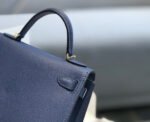 HM KELLY MINI 20 DENIM EPSOM GOLD HARDWARE - Image 13