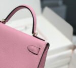 HM KELLY MINI 20 LIGHT PINK EPSOM GOLD HARDWARE - Image 12