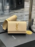 KATE SMALL TASSEL BAG IN SATIN BEIGE - Image 18