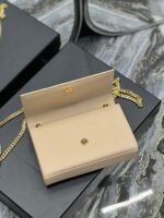 KATE SMALL TASSEL BAG IN SATIN BEIGE - Image 14
