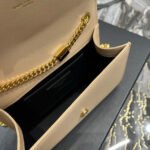 KATE SMALL TASSEL BAG IN SATIN BEIGE - Image 13