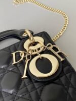 MINI MY LADY 17 BLACK CALFSKIN GOLD HARDWARE - Image 11