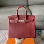 HM BIRKIN 30CM JAM CALFSKIN SILVER HARDWARE - Image 8