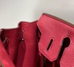 HM BIRKIN 25CM BURGUNDY CALFSKIN GOLD HARDWARE - Image 9