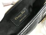 LARGE 32 LADY BAG IN BLACK LAMBSKIN WITH GOLD HARDWARE - Image 9