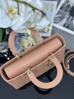LARGE 32 LADY BAG IN PEACE LAMBSKIN WITH GOLD HARDWARE - Image 16
