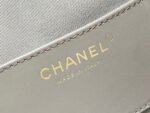 CC 25 HANDBAG IN GRAY 40 SUEDE CALFSKIN GOLD HARDWARE - Image 8