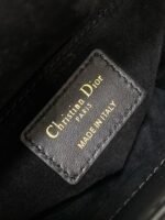 SMALL 20 LADY BAG IN BLACK MACROCANNAGE LAMBSKIN WITH GOLD HARDWARE - Image 2