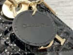 MINI 17 LADY BAG IN BLACK PATENT CALFSKIN - Image 10