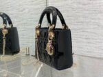 MINI 17 LADY BAG IN BLACK PATENT CALFSKIN - Image 14