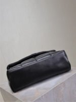 LOULOU PUFFER MEDIUM 29 IN ALL BLACK SHEEPSKIN BLACK HARDWARE - Image 9