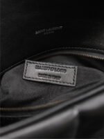 LOULOU PUFFER MEDIUM 29 IN ALL BLACK SHEEPSKIN BLACK HARDWARE - Image 10