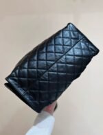 CC 25 HANDBAG IN BLACK 40 GRAINED CALFSKIN GOLD HARDWARE - Image 7