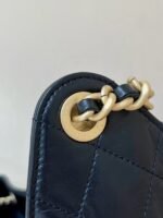 CC 25 HANDBAG IN BLACK 40 GRAINED CALFSKIN GOLD HARDWARE - Image 4