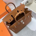 HM BIRKIN 25CM GOLD TOGO LEATHER SILVER HARDWARE - Image 12