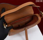 SADDLE BAG 25 WITH STRAP GOLD GRAINED CALFSKIN GHW - Image 14