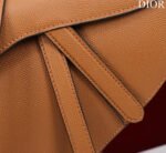 SADDLE BAG 25 WITH STRAP GOLD GRAINED CALFSKIN GHW - Image 15