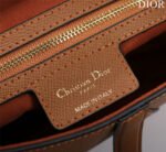 SADDLE BAG 25 WITH STRAP GOLD GRAINED CALFSKIN GHW - Image 9