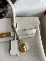 HM BIRKIN 25CM CREAM TOGO LEATHER GOLD HARDWARE - Image 12