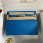 KELLY DANSE 22 EVERCOLOR BLUE IN CALFSKIN SLIVER HARDWARE - Image 10
