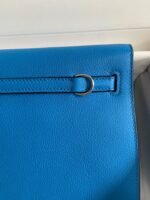 KELLY DANSE 22 EVERCOLOR BLUE IN CALFSKIN SLIVER HARDWARE - Image 16