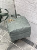 MINI TOUJOURS BUCKET BAG 18 IN GREY CANNAGE CALFSKIN - Image 8