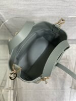MINI TOUJOURS BUCKET BAG 18 IN GREY CANNAGE CALFSKIN - Image 5