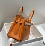 HM BIRKIN 30CM BROWN TOGO LEATHER SILVER HARDWARE - Image 4