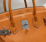 HM BIRKIN 30CM BROWN TOGO LEATHER SILVER HARDWARE - Image 14