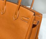 HM BIRKIN 30CM BROWN TOGO LEATHER SILVER HARDWARE - Image 8