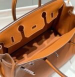 HM BIRKIN 30CM BROWN TOGO LEATHER SILVER HARDWARE - Image 9