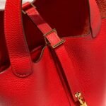 HM PICOTIN LOCK 18 RED CALFSKIN - Image 15
