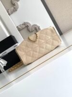 CC 25 MINI HANDBAG 22CM IN BEIGE GRAINED CALFSKIN GOLD HARDWARE - Image 6