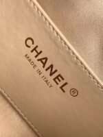 CC 25 MINI HANDBAG 22CM IN BEIGE GRAINED CALFSKIN GOLD HARDWARE - Image 3