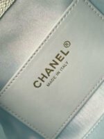 CC 25 MINI HANDBAG 22CM IN BABY BLUE GRAINED CALFSKIN GOLD HARDWARE - Image 3