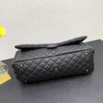 CC CLASSIC FLAP BAG 46 IN BLACK QUILTED CALFSKIN - Image 6