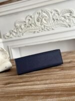 HM KELLY MINI POCHETTE 22 IN NAVY BLUE CALFSKIN - Image 7