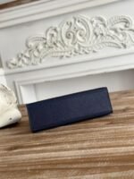 HM KELLY MINI POCHETTE 22 IN NAVY BLUE CALFSKIN - Image 16