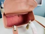 LADY BAG 24 BEIGE PATENT CALFSKIN GOLD HARDWARE - Image 16