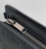 CLUTCH 27 BAG IN BLACK CALFSKIN EMBOSSED LOGO - Image 6
