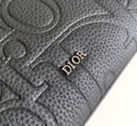CLUTCH 27 BAG IN BLACK CALFSKIN EMBOSSED LOGO - Image 3