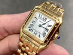 PANTHERE 27MM GOLD CASE WHITE DIAL - Image 7