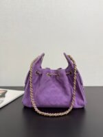 CHANEL 26S HOBO BAG 22 IN PURPLE CALFSKIN - Image 7