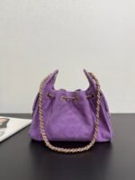 CHANEL 26S HOBO BAG 22 IN PURPLE CALFSKIN - Image 16