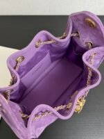 CHANEL 26S HOBO BAG 22 IN PURPLE CALFSKIN - Image 17
