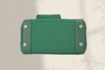 BIRKIN CARGO 25CM GREEN CANVAS AND LEATHER SILVER HARDWARE - Image 4
