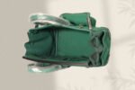 BIRKIN CARGO 25CM GREEN CANVAS AND LEATHER SILVER HARDWARE - Image 15